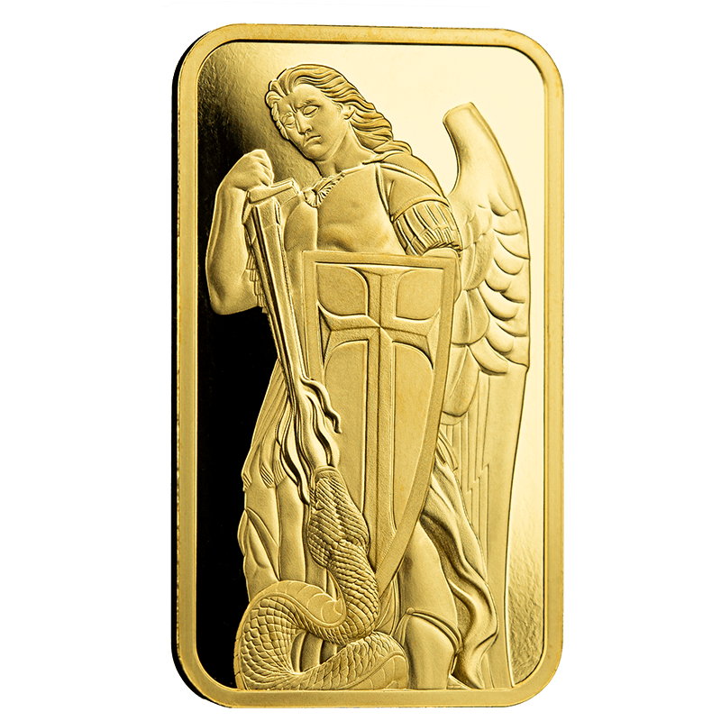 Image pour Lingot d’or Archange saint Michel de 1 oz à partir de Métaux précieux TD